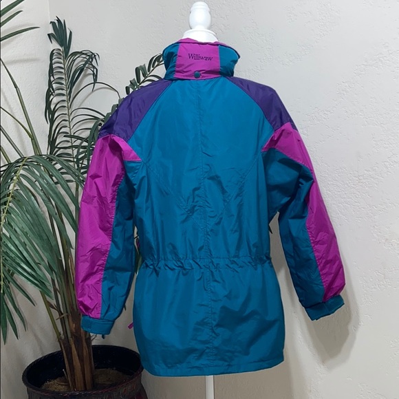 Columbia vintage 90s blue, pink, purple ski jacket - Picture 3 of 14